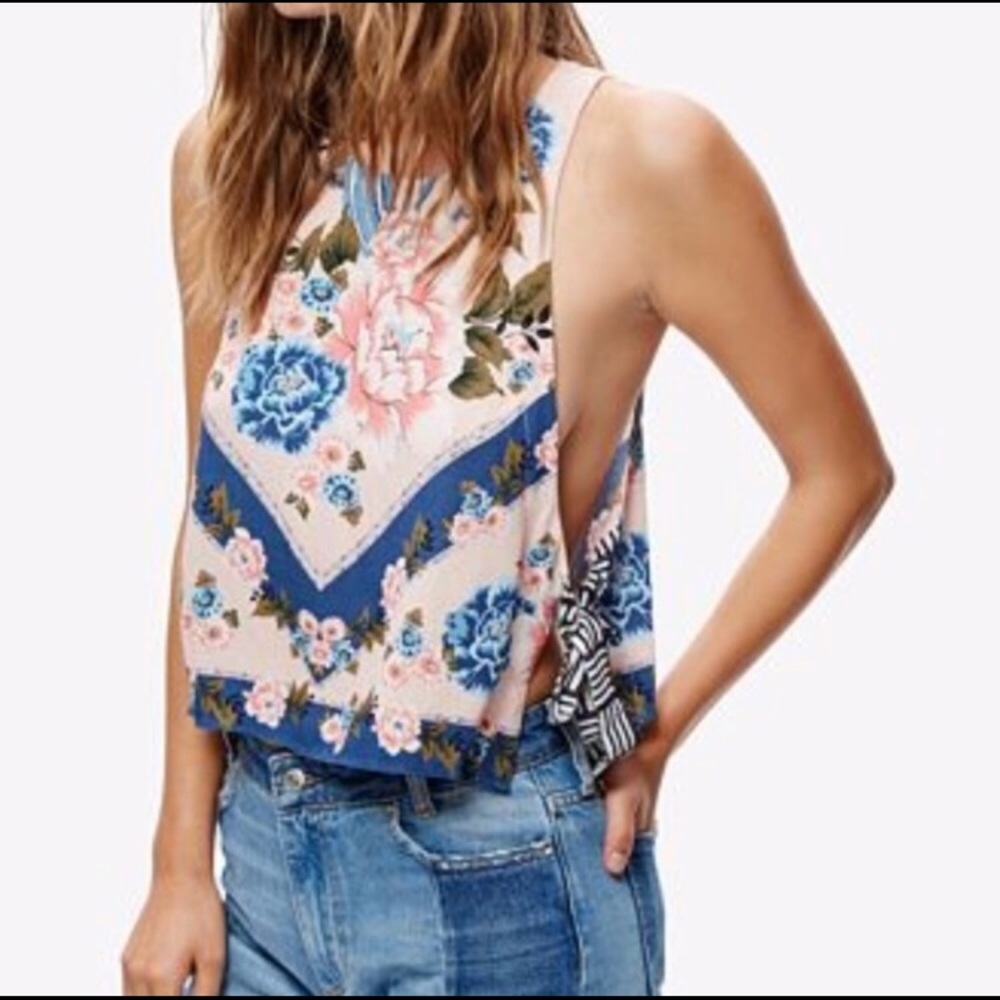 Free People Scarf Top